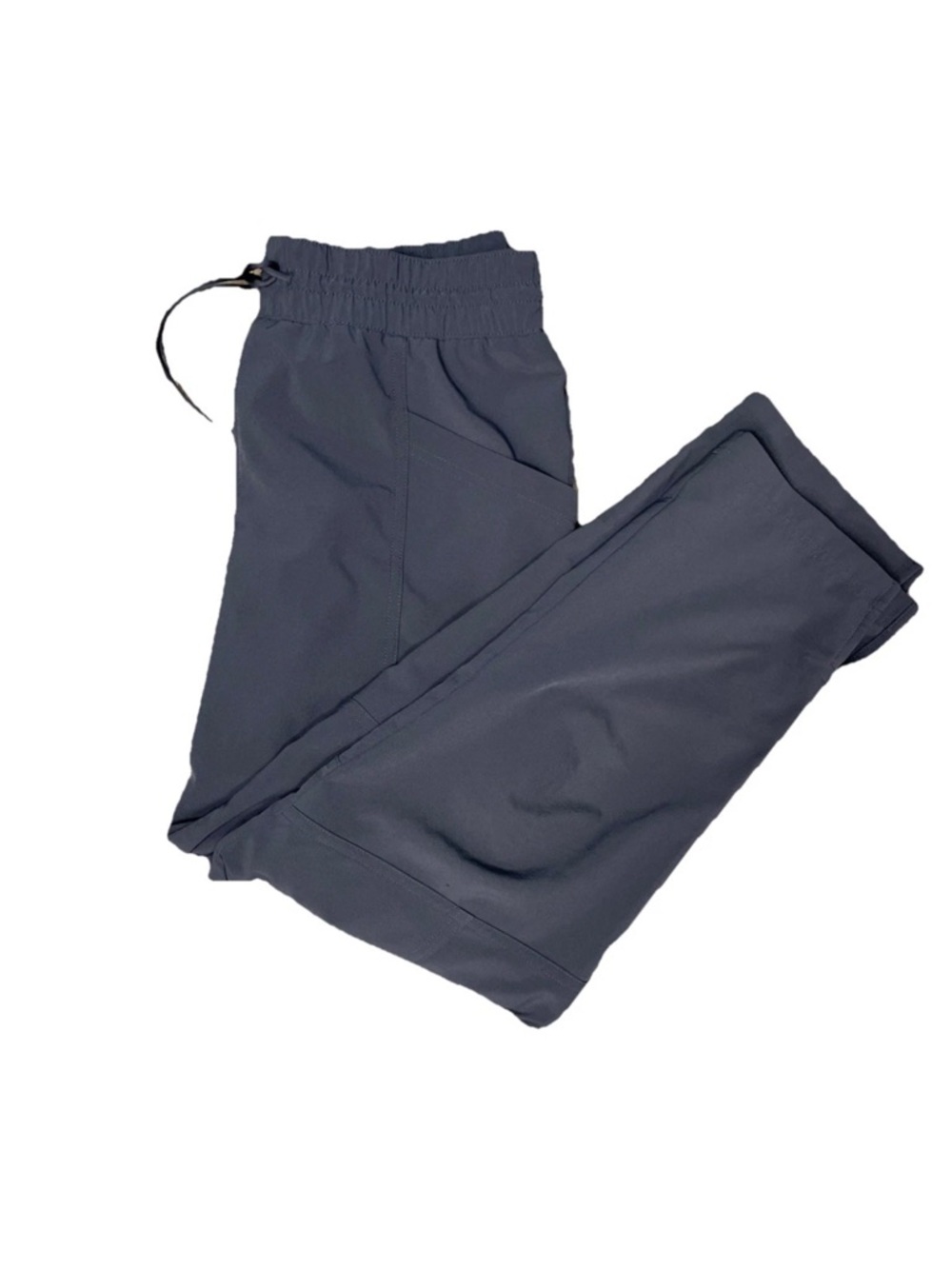 LL Bean VenstureStretch Woven Ankle Pants Women Size Medium Charcoal Gray